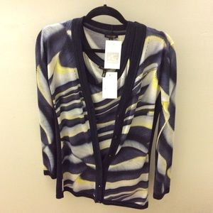Escada cardigan and tank top set